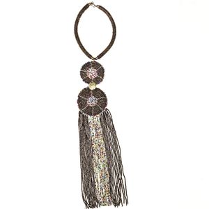 African beaded necklace (Bronze)